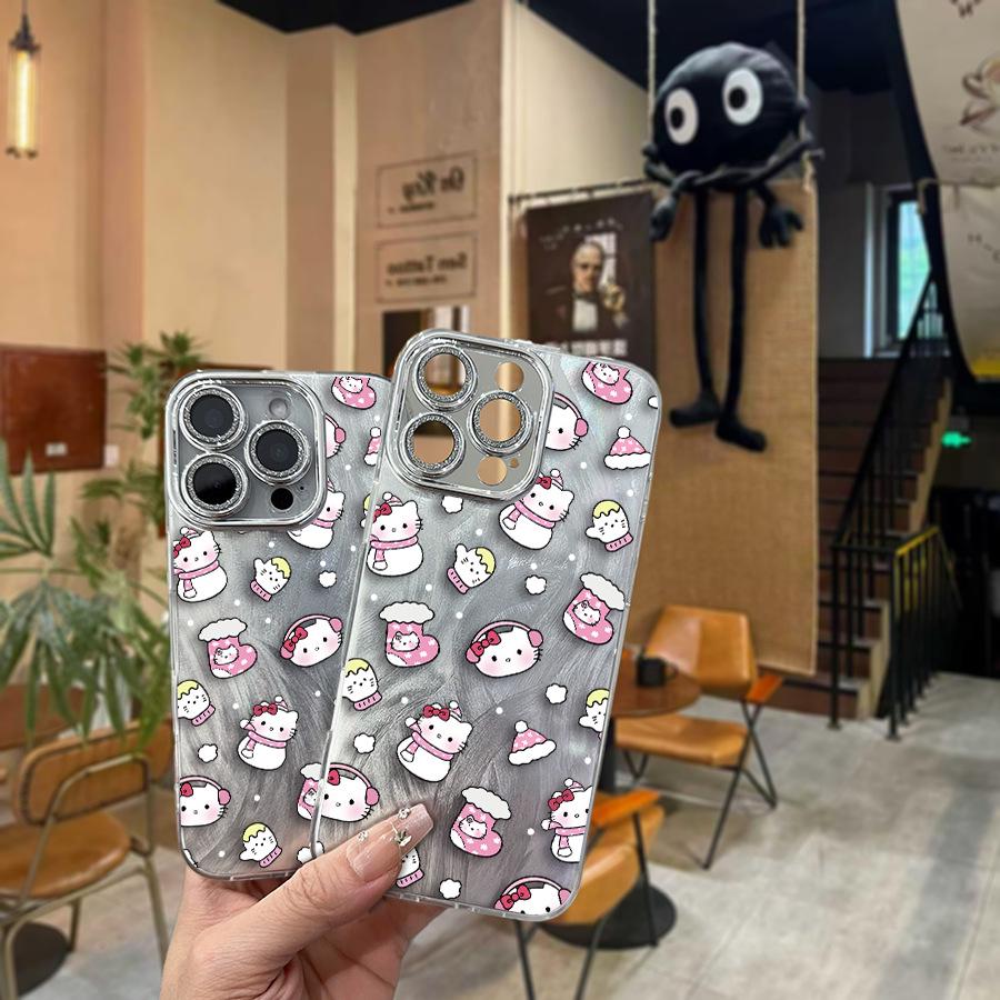 Серебристый чехол для телефона Apple 15 с Хелло Китти - Милый дизайн Sanrio iPhone 12
Серебристый чехол для телефона Apple 15 с Хелло Китти - Милый дизайн Sanrio iPhone 12