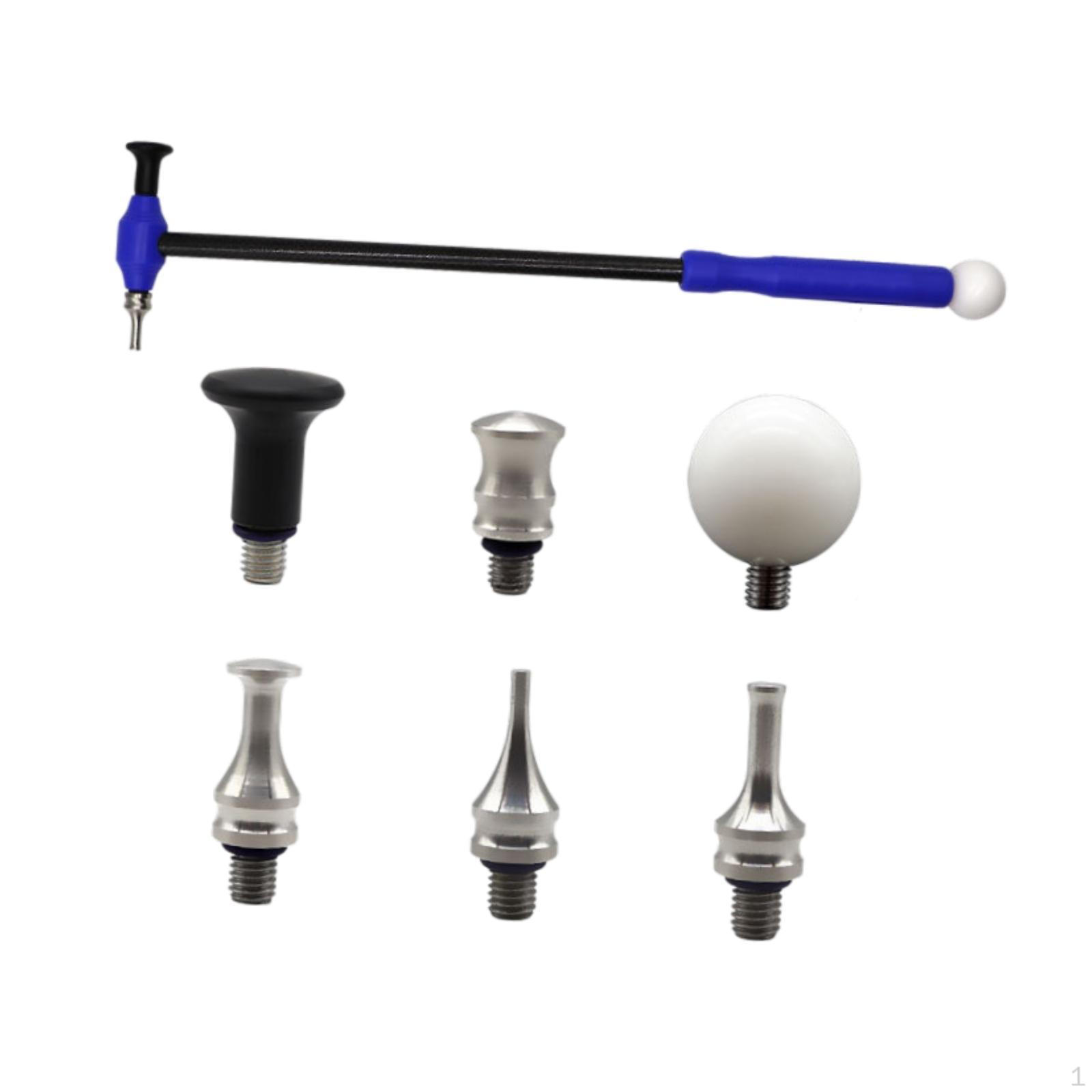 Набір інструментів для безфарбового видалення вм ятин з 6 насадками Простий у використанні Міцний постукувальник
Набір інструментів для безфарбового видалення вм ятин з 6 насадками Простий у використанні Міцний постукувальник