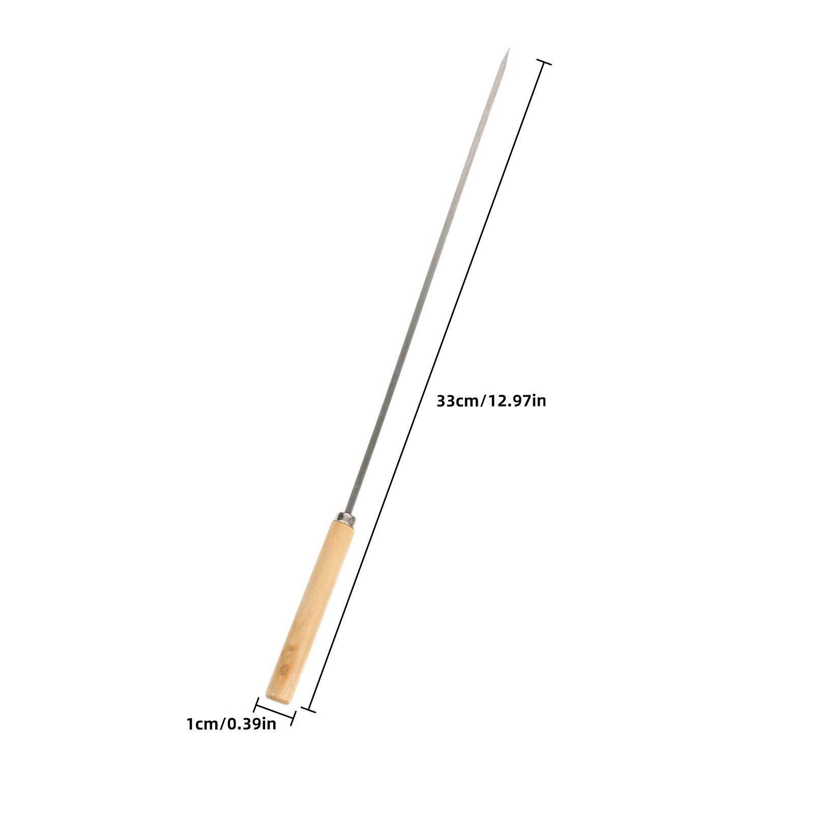 10pcs Stainless Steel Bbq Skewers For Grilling Meat Vegetables Shrimp Chicken Camping Bonfire Parties Gift Barbecue Tools
10pcs Stainless Steel Bbq Skewers For Grilling Meat Vegetables Shrimp Chicken Camping Bonfire Parties Gift Barbecue Tools