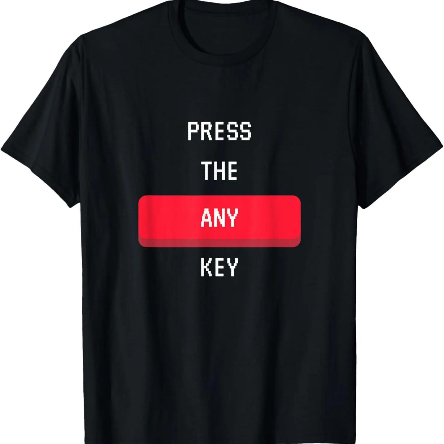 Press The Any Key Funny Computer IT Design T-Shirt XXXXXL чорний
Press The Any Key Funny Computer IT Design T-Shirt XXXXXL чорний