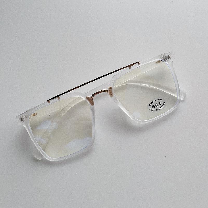 TR Retro Wood Grain Double Beam Blue Light Blocking Glasses Women Men Flat Frame Korean Style Personalized Myopia Glasses Frame прозрачный
TR Retro Wood Grain Double Beam Blue Light Blocking Glasses Women Men Flat Frame Korean Style Personalized Myopia Glasses Frame прозрачный