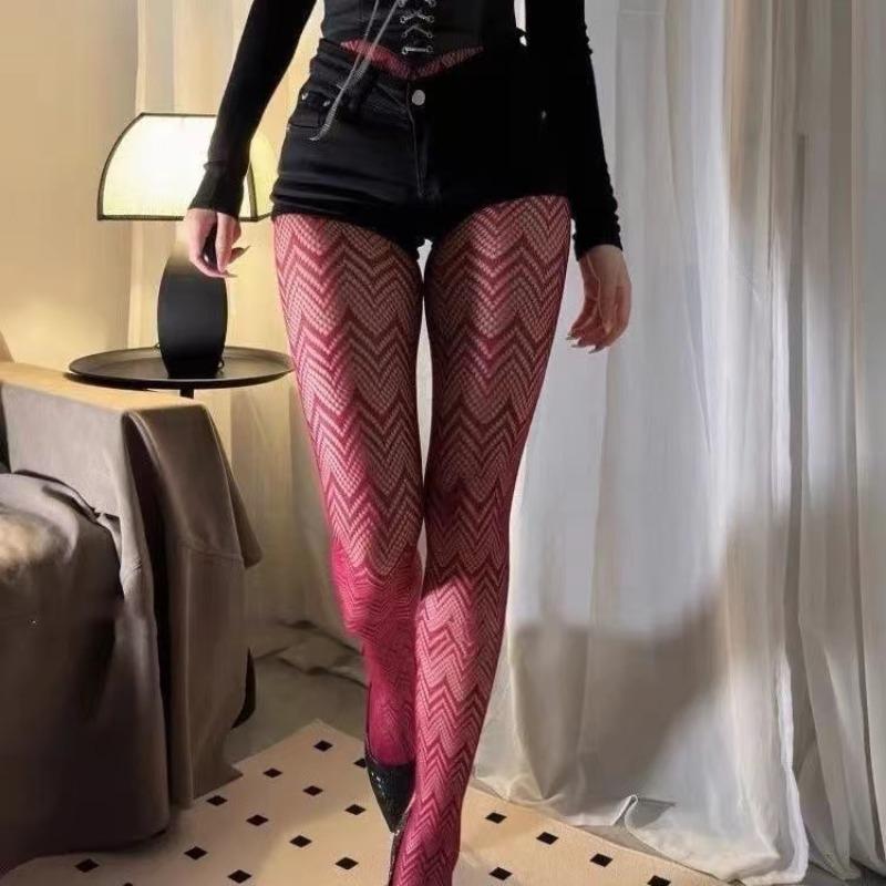 Black Red Wave Fishnet Stockings Sexy Pantyhose Female Hollow Out Mesh Tights Wine-Red Lace Wave High Waist Stockings One Size
Black Red Wave Fishnet Stockings Sexy Pantyhose Female Hollow Out Mesh Tights Wine-Red Lace Wave High Waist Stockings One Size