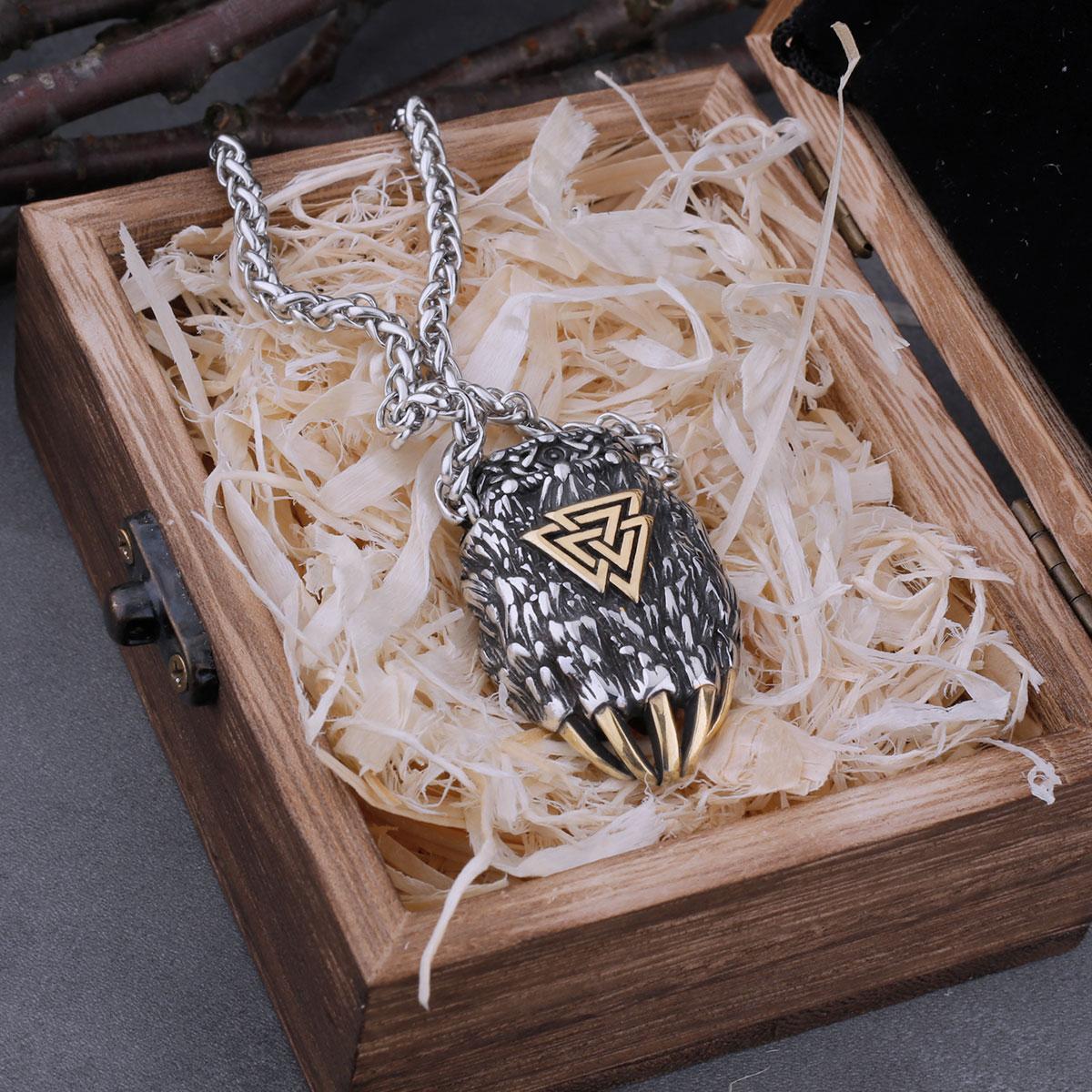 Мужское Viking Bear Claw Нержавеющая сталь Ожерелье Никогда не тускнеет Волк Валькнут Кельтский Руна Амулет Подвеска Мода Мужские Украшения Подарок
Мужское Viking Bear Claw Нержавеющая сталь Ожерелье Никогда не тускнеет Волк Валькнут Кельтский Руна Амулет Подвеска Мода Мужские Украшения Подарок