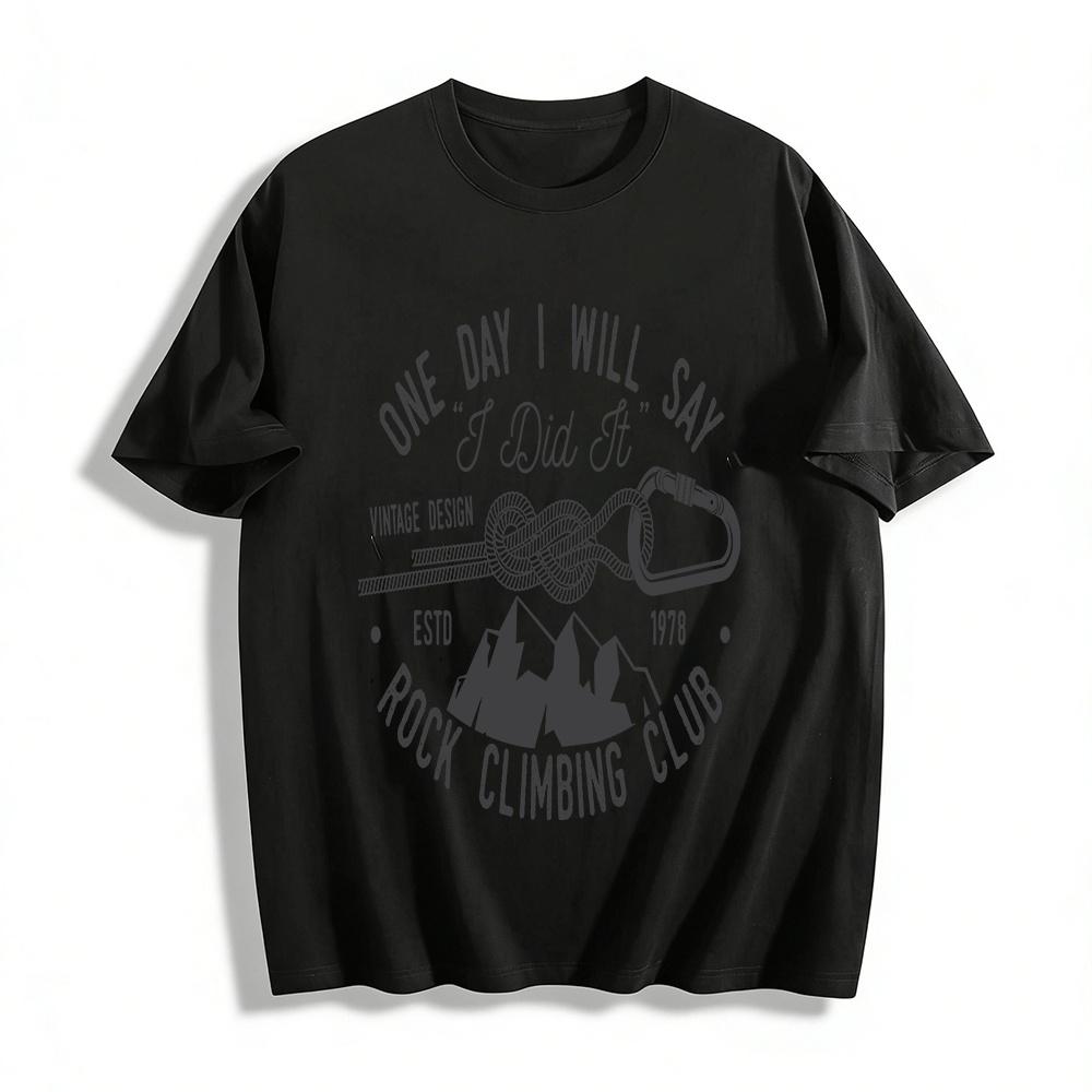 Vintage Rock Climbing Club Inspirational Print Tee Estd 1978 Pure cotton T-shirt 6XL
Vintage Rock Climbing Club Inspirational Print Tee Estd 1978 Pure cotton T-shirt 6XL