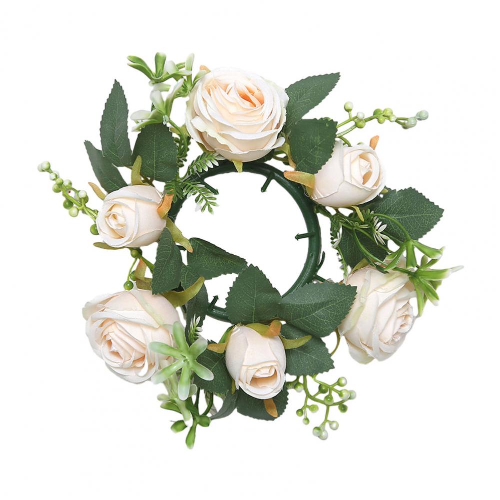 25cm Mini Artificial Wreath Candle Ring Realistic Faux Rose Garland With Plastic Base Candle Wine Decor Weddings Party Dining шампанського
25cm Mini Artificial Wreath Candle Ring Realistic Faux Rose Garland With Plastic Base Candle Wine Decor Weddings Party Dining шампанського