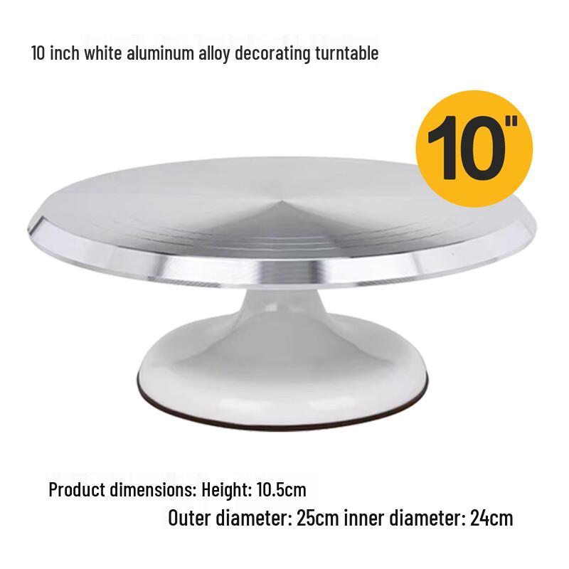 Aluminum Cake Decorating Turntable Set
Aluminum Cake Decorating Turntable Set
