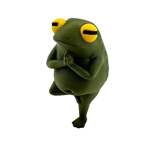 Yoga Frog Figurine 3D Printed Meditation Zen Frog Statue Collectible Sculpture for Garden Patio Yard Lawn Home Desk Shelf Decor C
Yoga Frog Figurine 3D Printed Meditation Zen Frog Statue Collectible Sculpture for Garden Patio Yard Lawn Home Desk Shelf Decor C