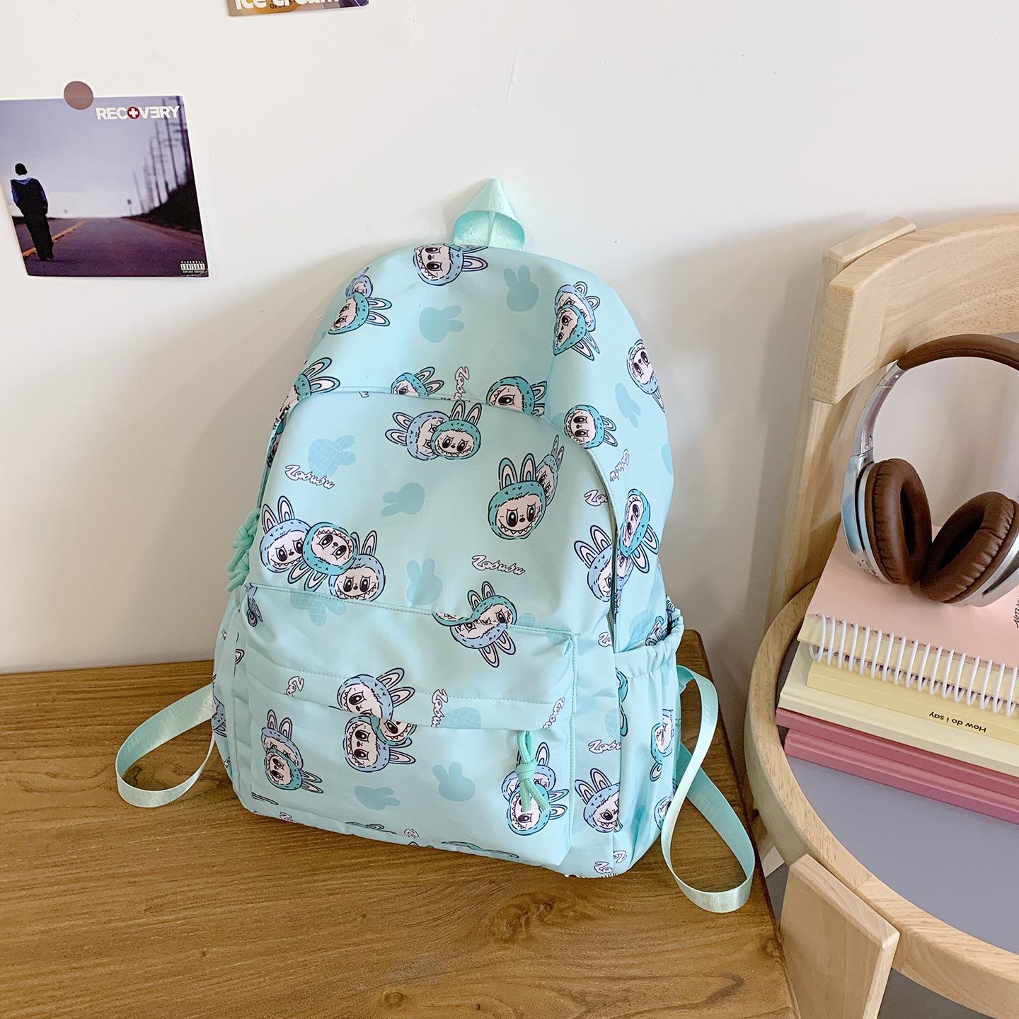 New printed casual large capacity lightweight student backpack unisex trendy bag simple and versatile model зелений
New printed casual large capacity lightweight student backpack unisex trendy bag simple and versatile model зелений