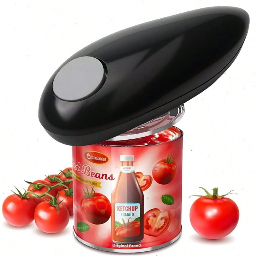 Effortless Electric Can Opener, One-Touch, Smooth Edge, Battery Powered, Fits Cans, Handheld for Seniors, Ideal Kitchen Gift чёрный
Effortless Electric Can Opener, One-Touch, Smooth Edge, Battery Powered, Fits Cans, Handheld for Seniors, Ideal Kitchen Gift чёрный