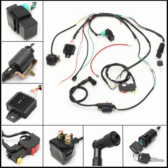 Электромагнитная катушка ткацкого станка, выпрямитель CDI 50cc 110cc Quad Dirt Bike ATV
Электромагнитная катушка ткацкого станка, выпрямитель CDI 50cc 110cc Quad Dirt Bike ATV