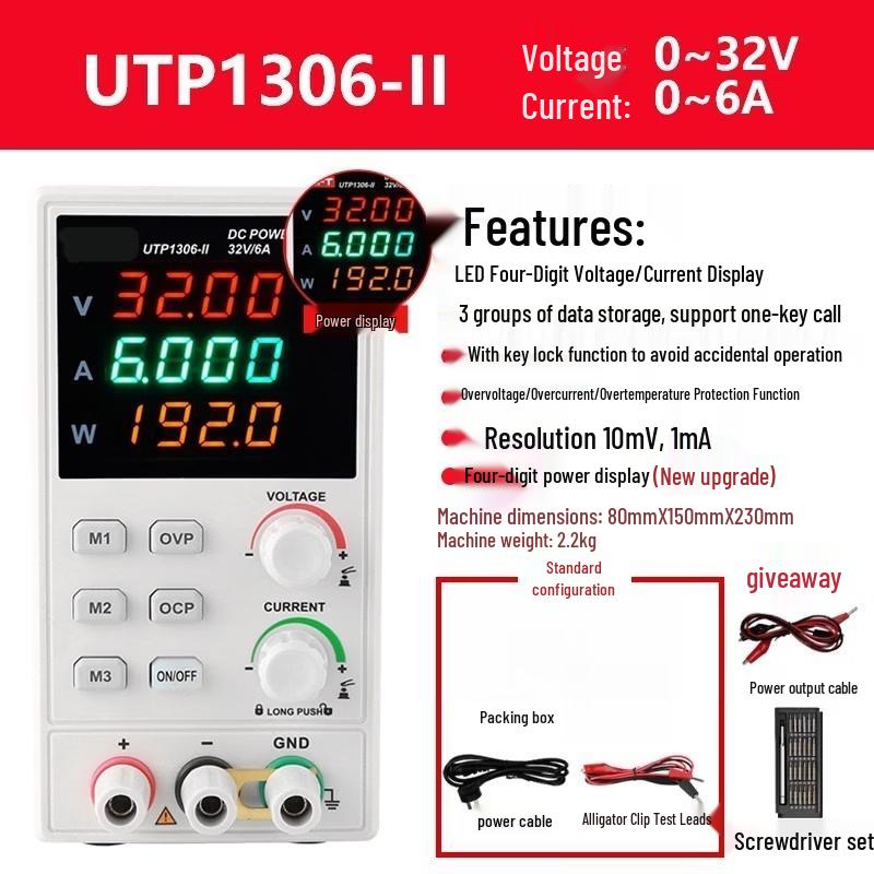 Rongyu UTP1305 Linear DC Regulated Power Supply
Rongyu UTP1305 Linear DC Regulated Power Supply