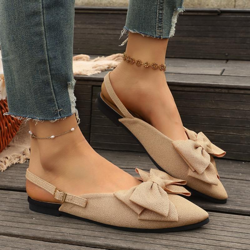 Summer flat-bottomed bow bag head sandals new European and American large-size pointed back empty sandals women 43
Summer flat-bottomed bow bag head sandals new European and American large-size pointed back empty sandals women 43