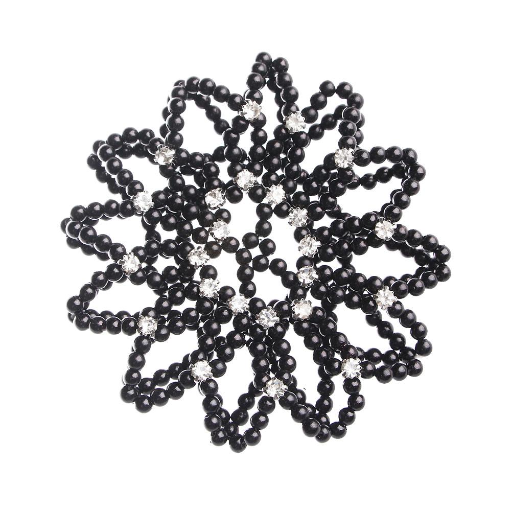 Fashion Ladies Crochet Balle Snood Crystal Handmade Bun Net Headwear Pearl Hair Nets Hair Bun чёрный
Fashion Ladies Crochet Balle Snood Crystal Handmade Bun Net Headwear Pearl Hair Nets Hair Bun чёрный