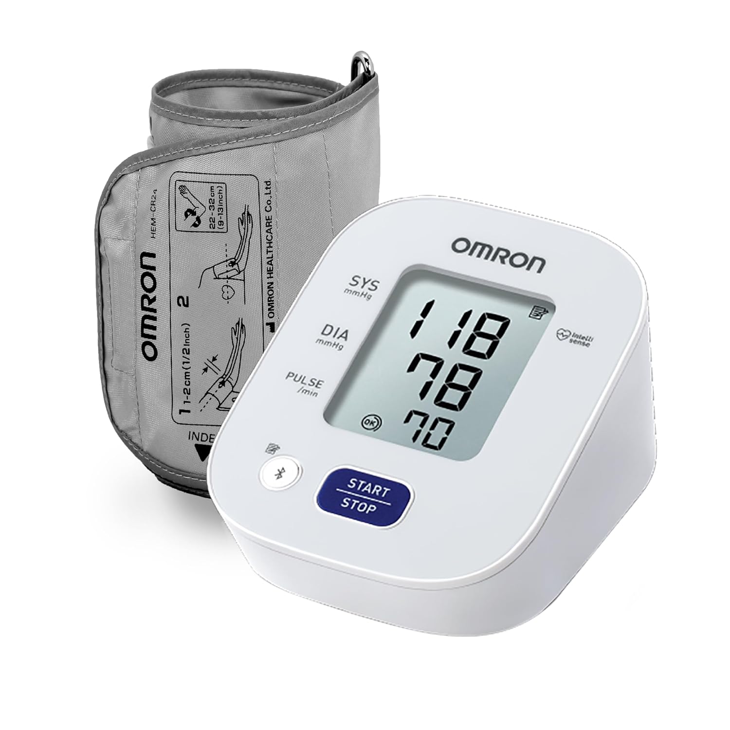 Цифровой Bluetooth-тонометр Omron HEM 7143T1 с индикатором правильного обхвата манжеты и технологией Intellisense
Цифровой Bluetooth-тонометр Omron HEM 7143T1 с индикатором правильного обхвата манжеты и технологией Intellisense