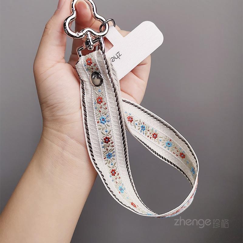 Mobile phone lanyard pattern embroidery webbing wide version women s wrist rope short outdoor mountaineering travel line shopping photo
Mobile phone lanyard pattern embroidery webbing wide version women s wrist rope short outdoor mountaineering travel line shopping photo
