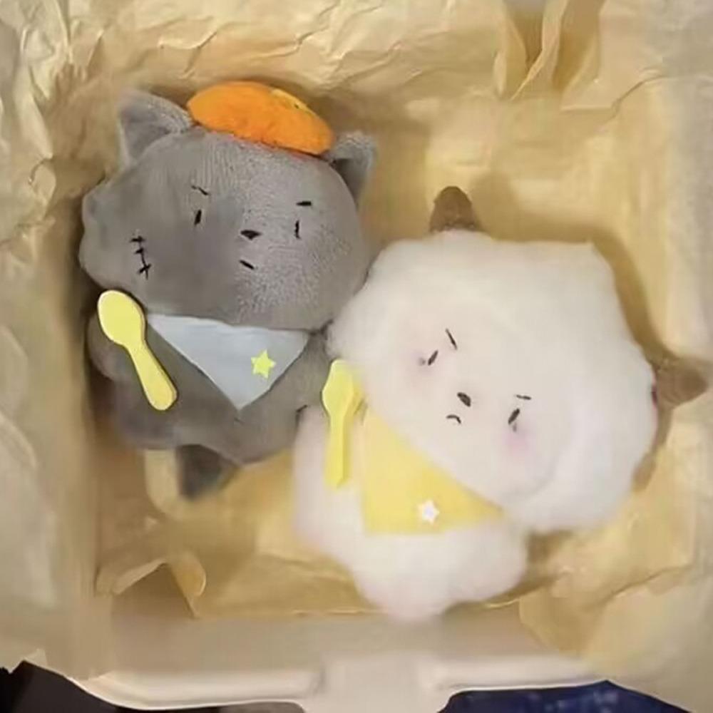 Grey Wolf Squeak Plush Doll Keyring Little Sheep Plush Sheep Pendant Car Key Pendant
Grey Wolf Squeak Plush Doll Keyring Little Sheep Plush Sheep Pendant Car Key Pendant