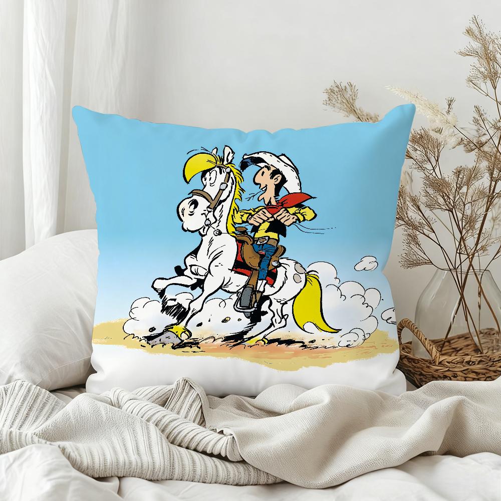 Classic Funny Comic LuckyLuke Pillow Case Bedroom Sofa Living Room Backrest Decoration Square Cushion Nap Time 30x30 cm
Classic Funny Comic LuckyLuke Pillow Case Bedroom Sofa Living Room Backrest Decoration Square Cushion Nap Time 30x30 cm
