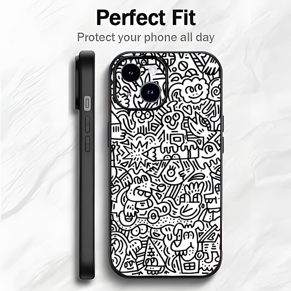 Creative Colorful Abstract Art M-Mr Doodle Phone Case Phone Case Soft Packaging Lightweight For iPhone17 16 15 14 13ProMax iphone12promax
Creative Colorful Abstract Art M-Mr Doodle Phone Case Phone Case Soft Packaging Lightweight For iPhone17 16 15 14 13ProMax iphone12promax