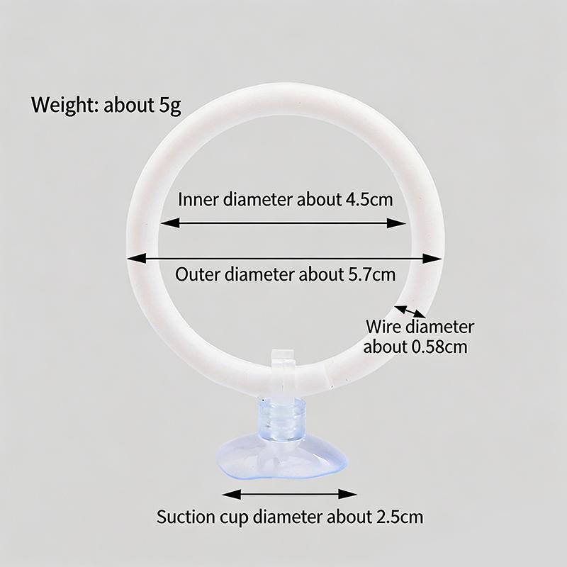 Colorful Betta Fish Training Rings Set, Interactive Suction Cup Training Rings For Betta Fish Tail Flaring And Gill білий
Colorful Betta Fish Training Rings Set, Interactive Suction Cup Training Rings For Betta Fish Tail Flaring And Gill білий