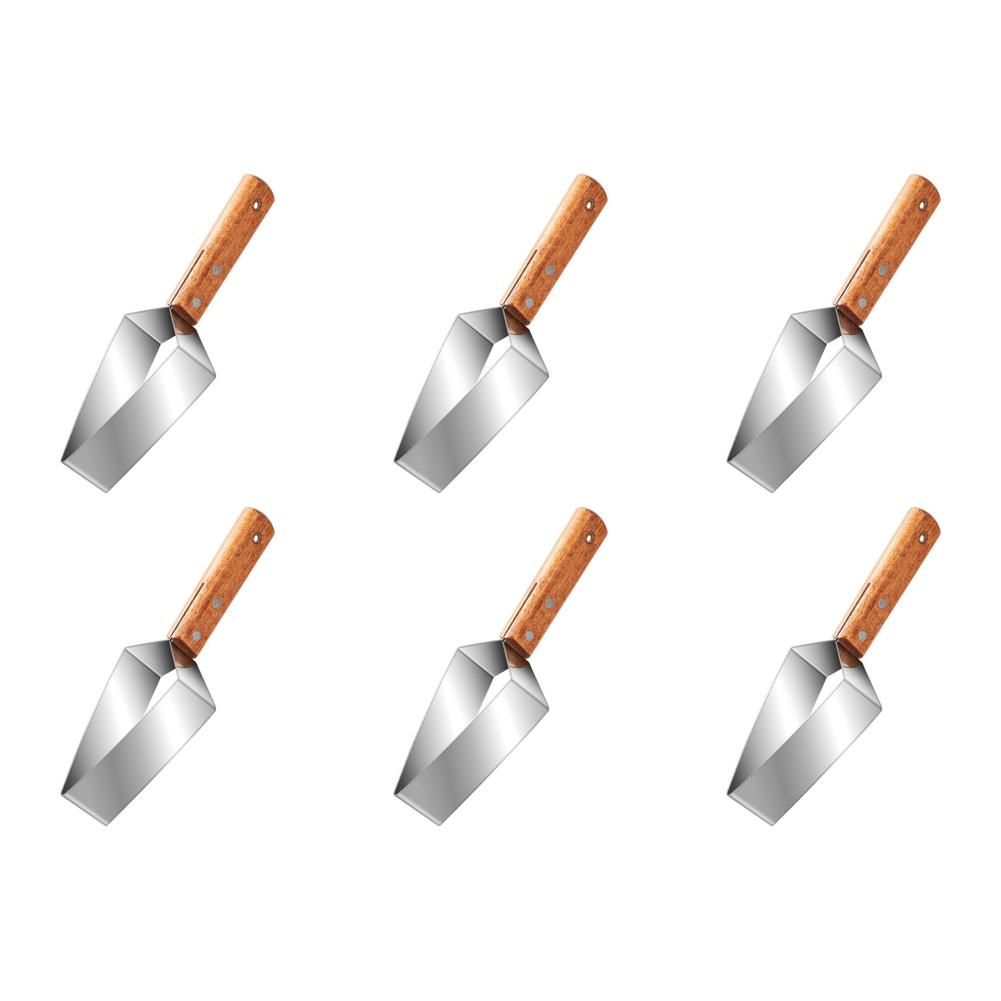 6Pcs Watermelon Slicer Watermelon Cut Into Pieces Stainless Steel Wooden-handled Watermelon Knife Tool Reusable Kitchen Gadget
6Pcs Watermelon Slicer Watermelon Cut Into Pieces Stainless Steel Wooden-handled Watermelon Knife Tool Reusable Kitchen Gadget
