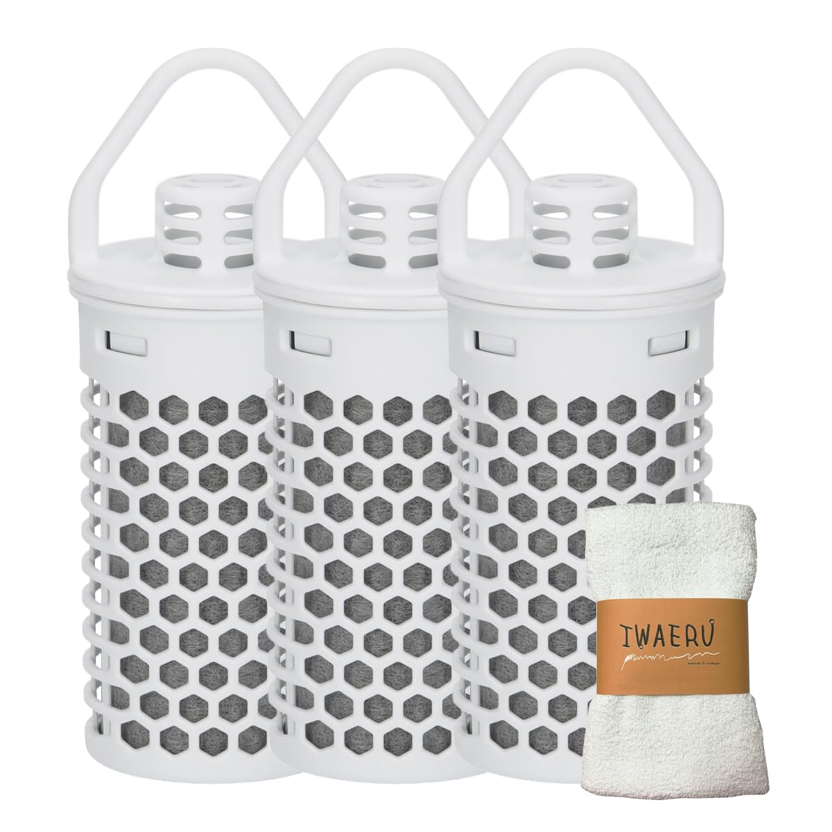 WAERU Pot Gaia Water 135 Replacement Cartridge Set of 3 Vivian IWAERU Towel Set for WAERU Pot білий
WAERU Pot Gaia Water 135 Replacement Cartridge Set of 3 Vivian IWAERU Towel Set for WAERU Pot білий