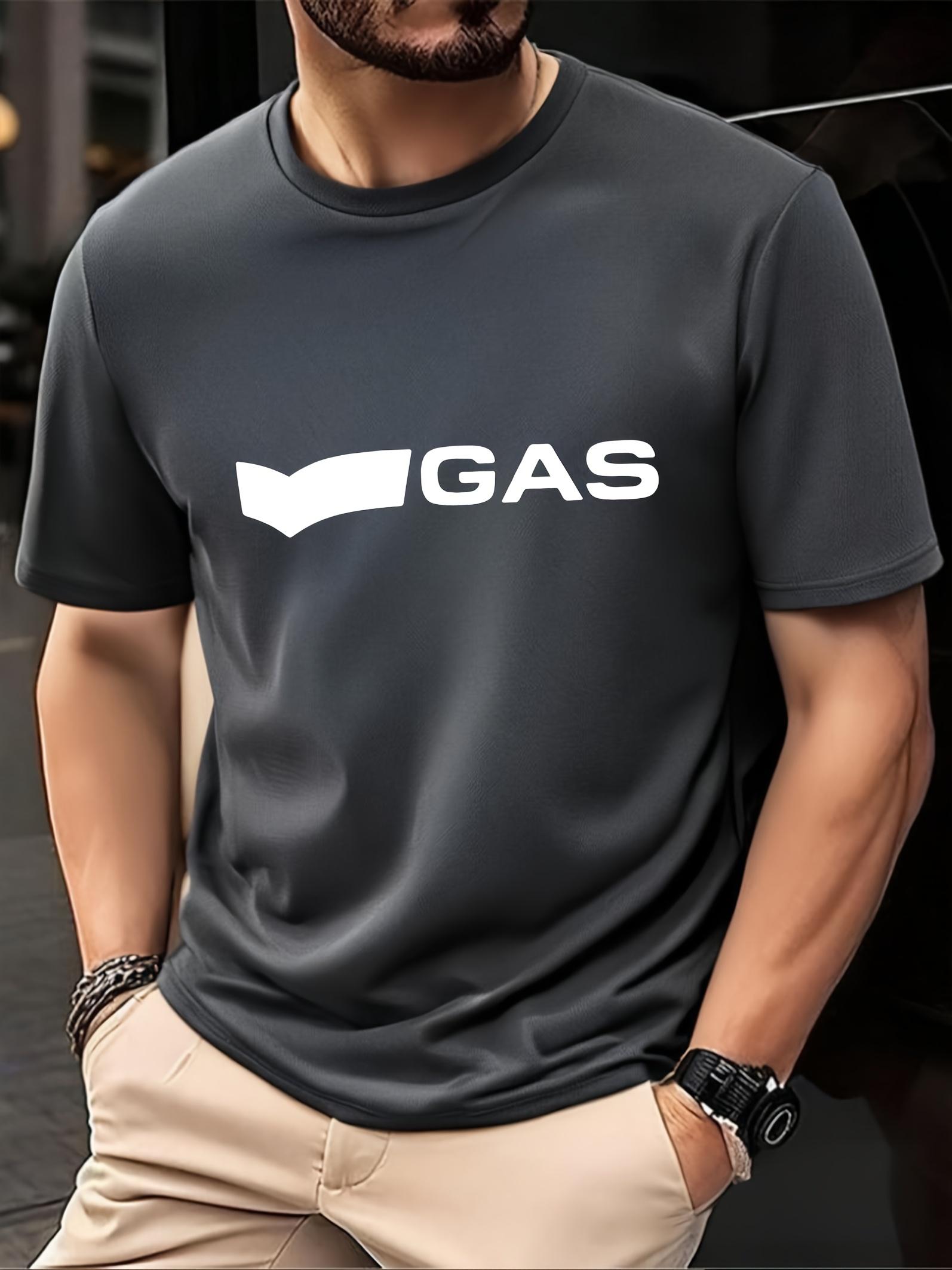 2025 Summer Breathable Mesh Casual T-shirt - Regular Fit Short Sleeve Crew Neck with GAS Print S
2025 Summer Breathable Mesh Casual T-shirt - Regular Fit Short Sleeve Crew Neck with GAS Print S