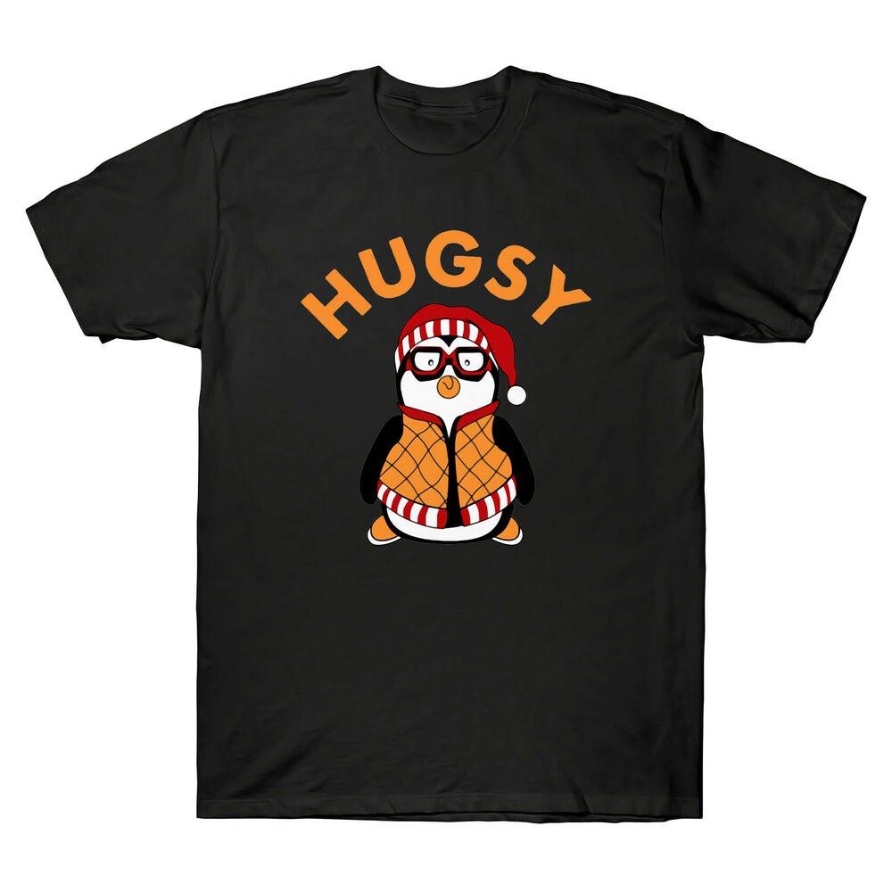 Забавная черно-белая футболка унисекс с изображением пингвина Hugsy Joey s Friend, телешоу S
Забавная черно-белая футболка унисекс с изображением пингвина Hugsy Joey s Friend, телешоу S