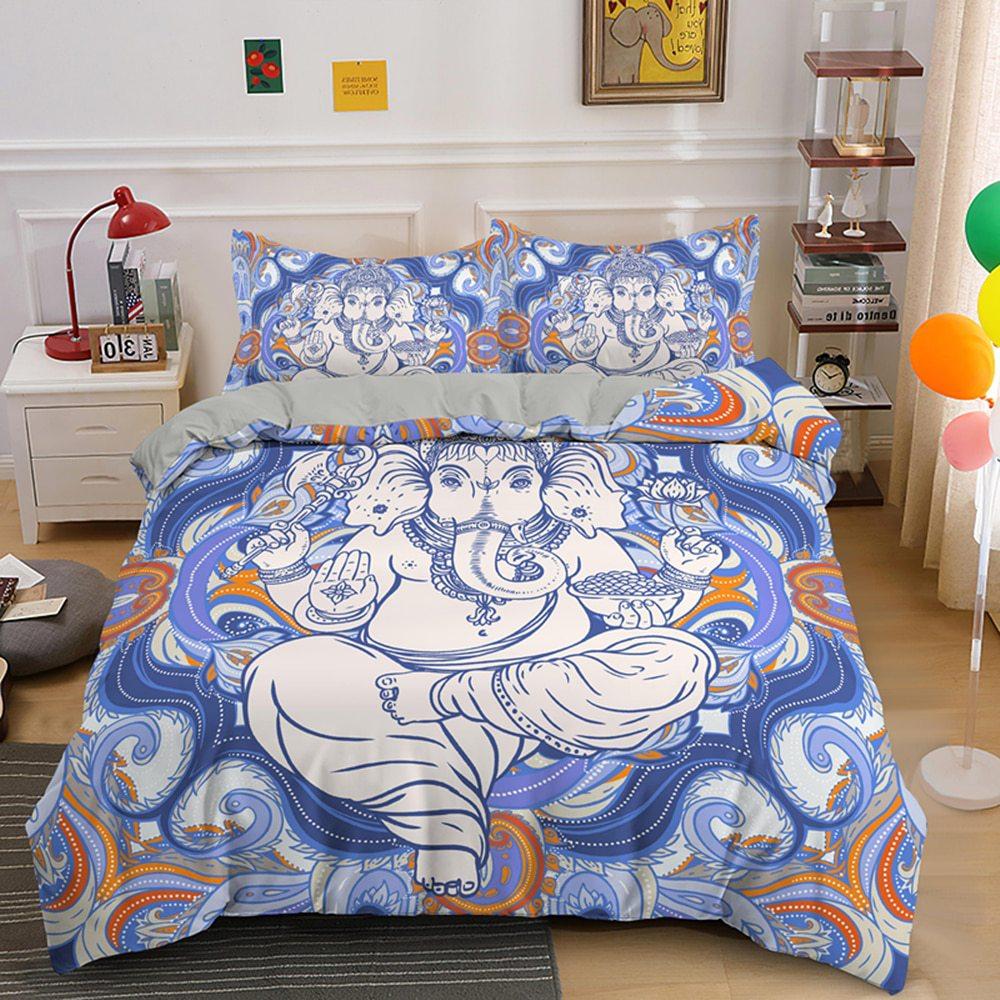 Трехпредметный стеганый набор с цифровой печатью «Богемный слон» Трехпредметный постельный набор 70 * 133 two-piece set
Трехпредметный стеганый набор с цифровой печатью «Богемный слон» Трехпредметный постельный набор 70 * 133 two-piece set