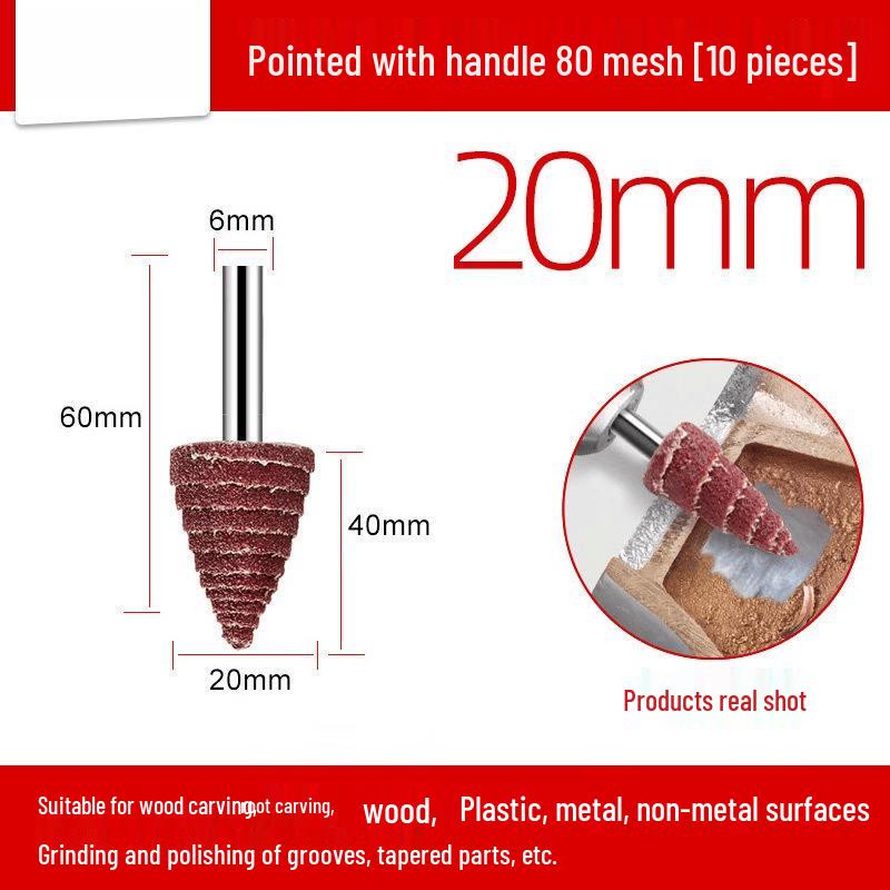 Pointed Shanked Abrasive Flap Wheel Set
Pointed Shanked Abrasive Flap Wheel Set