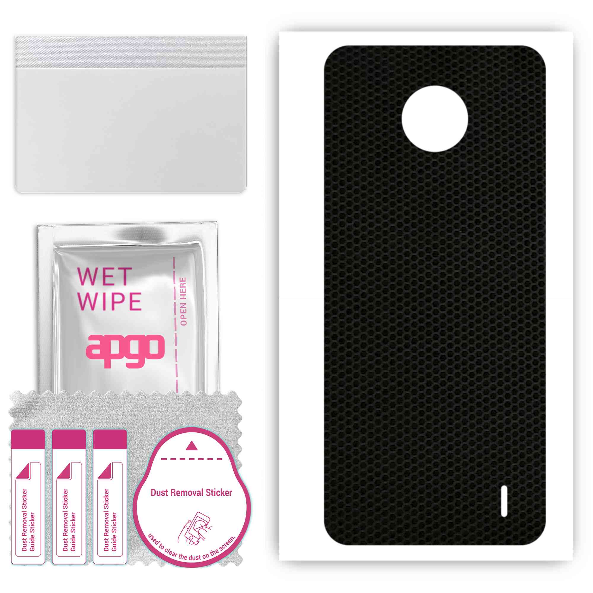 apgo Protective Skin Sticker for the back compatible with Nokia C10, Wrap Film, Foil, Vinyl - Pattern Matrix
apgo Protective Skin Sticker for the back compatible with Nokia C10, Wrap Film, Foil, Vinyl - Pattern Matrix