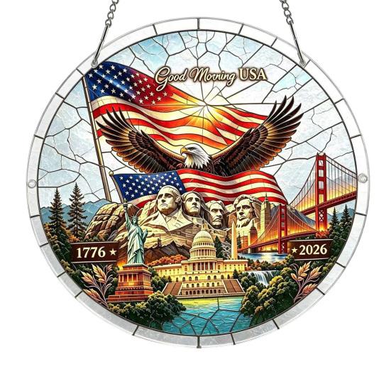 4th of July Acrylic Puzzle Suncatcher, Patriotic Window Hanging Ornament, 250th Anniversary America Sun Catcher Jigsaw Puzzle Kit A
4th of July Acrylic Puzzle Suncatcher, Patriotic Window Hanging Ornament, 250th Anniversary America Sun Catcher Jigsaw Puzzle Kit A
