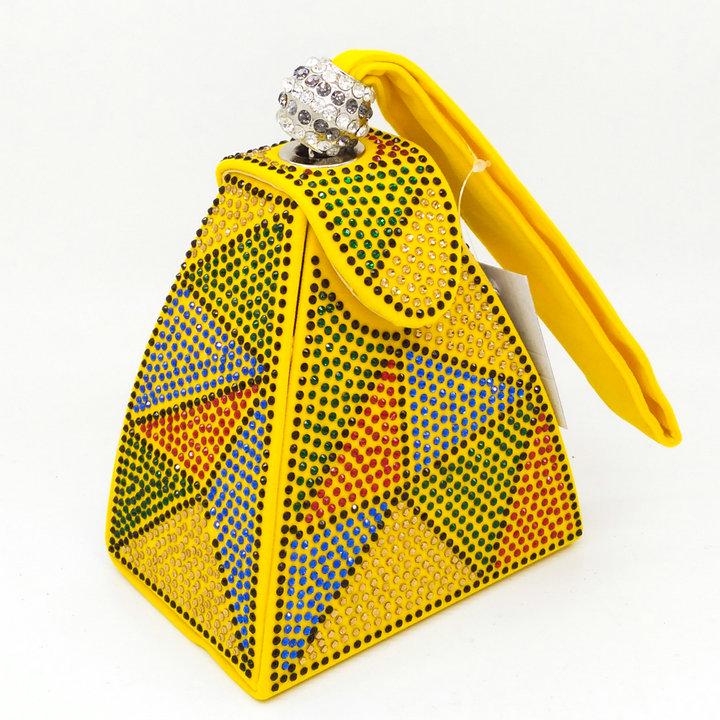 Boutique De FGG Pyramid Day Clutches Women Crystal Evening Purses and Handbags Party Dinner Rhinestone Clutch Handbags
Boutique De FGG Pyramid Day Clutches Women Crystal Evening Purses and Handbags Party Dinner Rhinestone Clutch Handbags