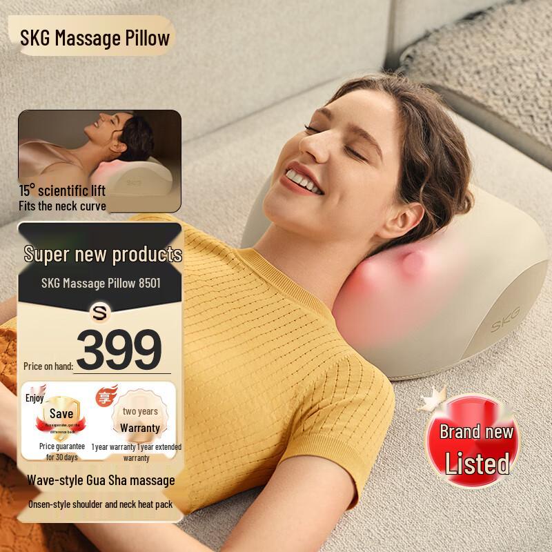 SKG S4565AF Wireless Portable Neck and Back Massager CN plug (adapter included)
SKG S4565AF Wireless Portable Neck and Back Massager CN plug (adapter included)