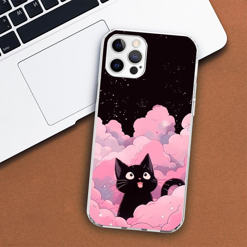 Чехол для телефона с милым черным котом, мяуканьем для Apple iPhone 11, 12, 13, 15, 14 Pro 7 XR X XS Max 8 Plus + Mini SE, мягкий чехол с индивидуальным принтом iPhone 13
Чехол для телефона с милым черным котом, мяуканьем для Apple iPhone 11, 12, 13, 15, 14 Pro 7 XR X XS Max 8 Plus + Mini SE, мягкий чехол с индивидуальным принтом iPhone 13