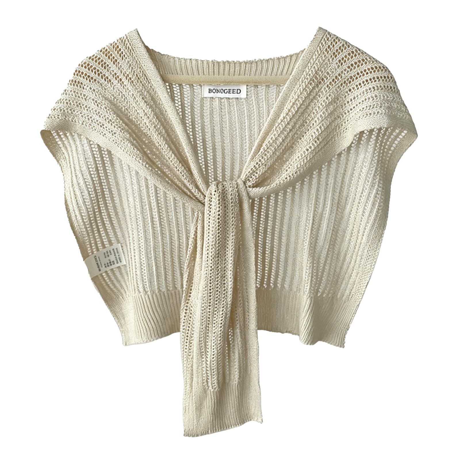 Knitted Hollow Out Shawl, Lightweight Breathable Neck Scarf Wrap for Women One Size
Knitted Hollow Out Shawl, Lightweight Breathable Neck Scarf Wrap for Women One Size