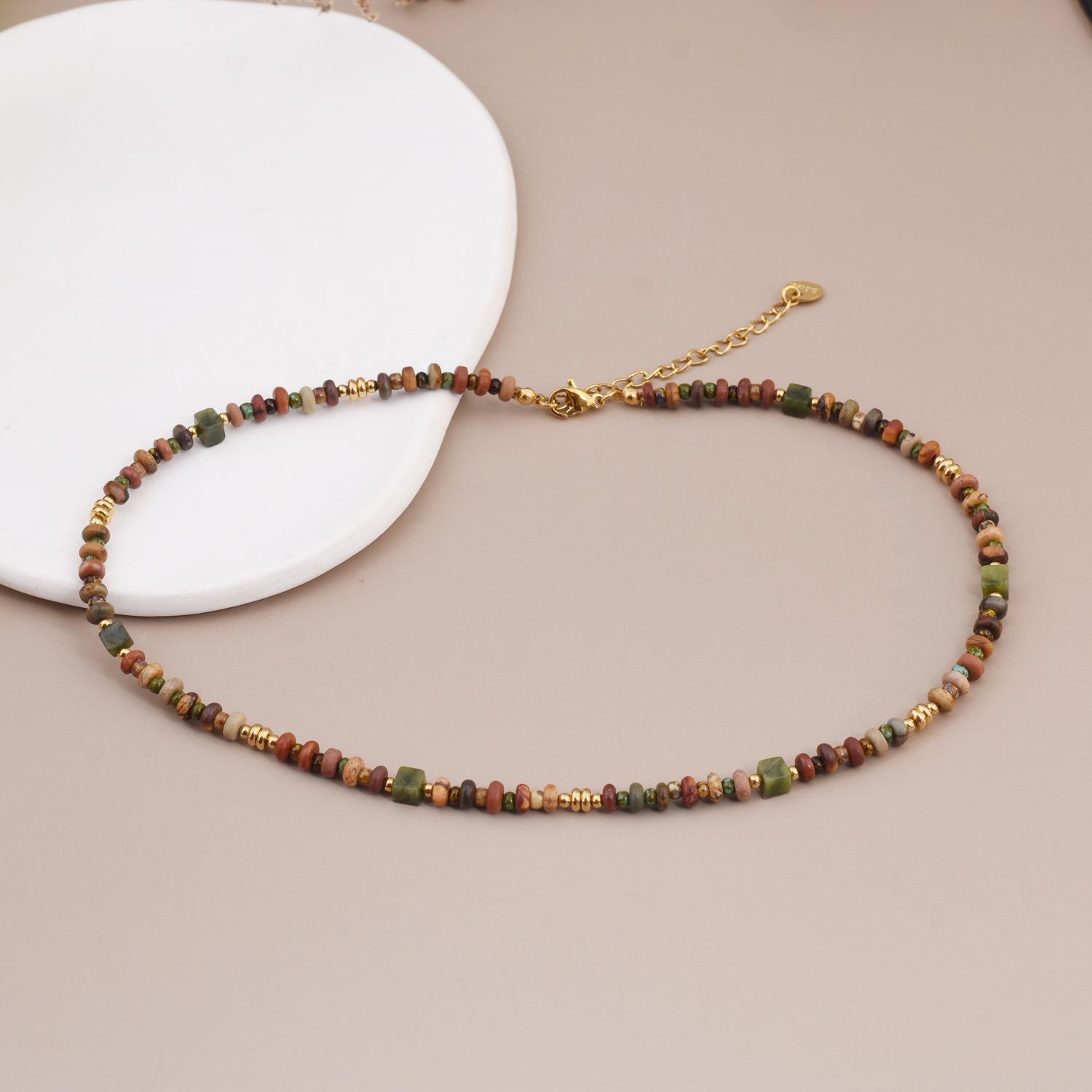Retro Coffee Tiger Eye Necklace: Irregular High-End Clavicle Chain for Spring and Autumn
Retro Coffee Tiger Eye Necklace: Irregular High-End Clavicle Chain for Spring and Autumn