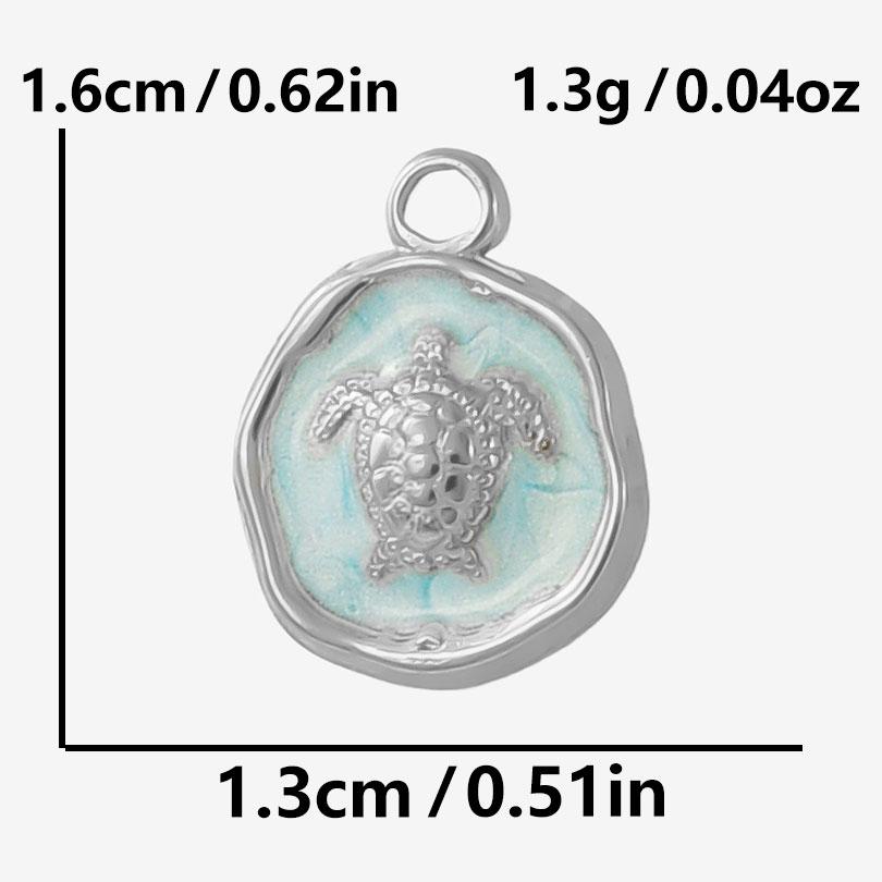 3pcs Sea Pendant Blue Oil Drop Stainless Steel Pendants For Jewelry Making Supplies Heart Starfish Animal Pendant DIY Components
3pcs Sea Pendant Blue Oil Drop Stainless Steel Pendants For Jewelry Making Supplies Heart Starfish Animal Pendant DIY Components