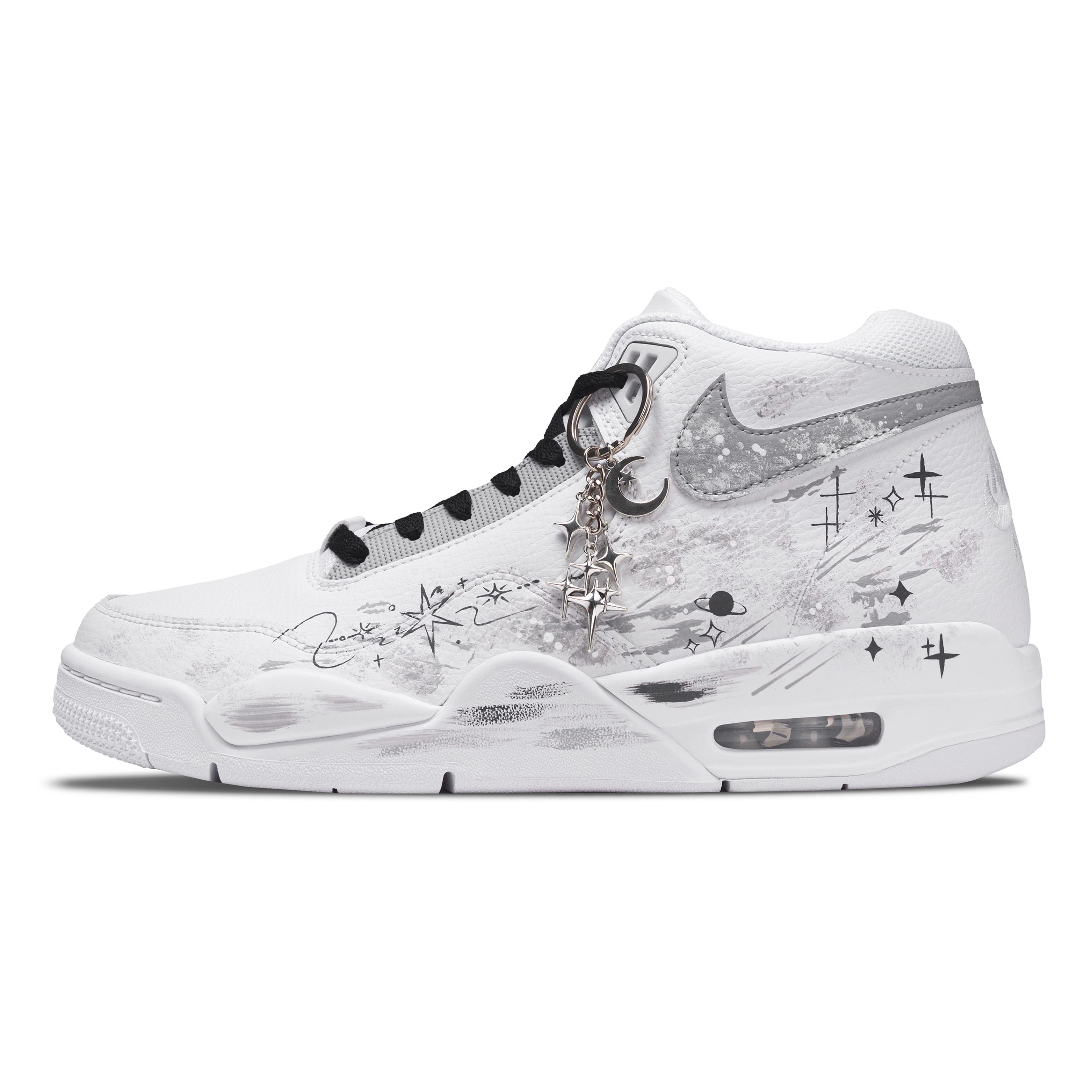 Nike Flight Legacy Star Moon Galaxy Abrasion Resistant Slip Resistant Mid top Vintage Basketball Shoes Men s BQ4212-101(Team864-) 41
Nike Flight Legacy Star Moon Galaxy Abrasion Resistant Slip Resistant Mid top Vintage Basketball Shoes Men s BQ4212-101(Team864-) 41