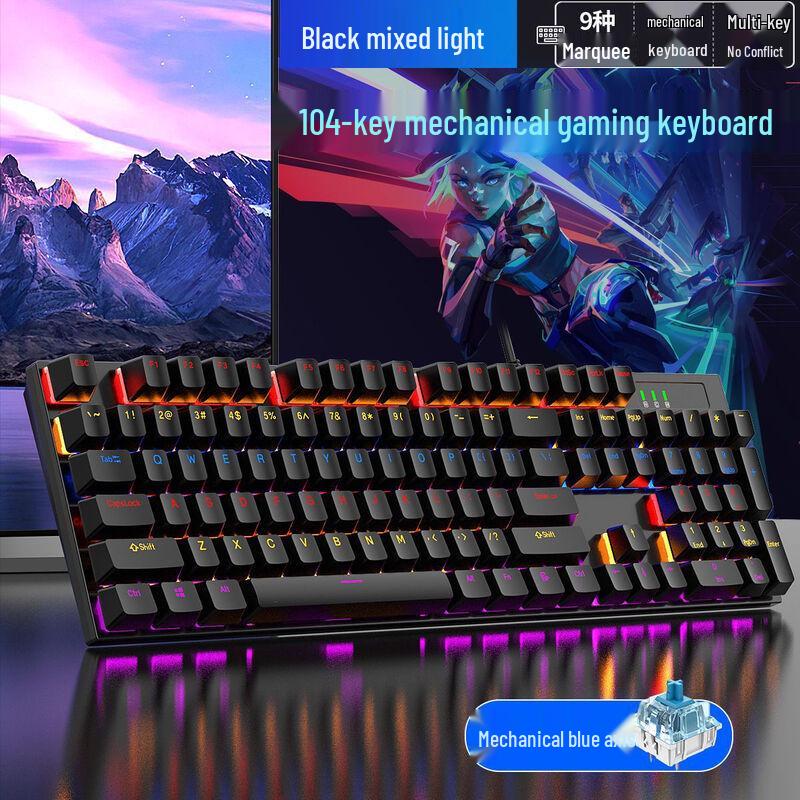 Zero Point HHK100M Wired Mechanical Gaming Keyboard
Zero Point HHK100M Wired Mechanical Gaming Keyboard