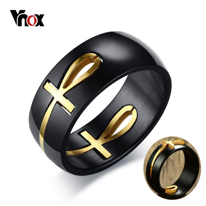 Vnox Men s Two Tones Removable Ankh Egyptian Cross Ring Stainless Steel Detachable Allah Male Religious Jewelry 12
Vnox Men s Two Tones Removable Ankh Egyptian Cross Ring Stainless Steel Detachable Allah Male Religious Jewelry 12
