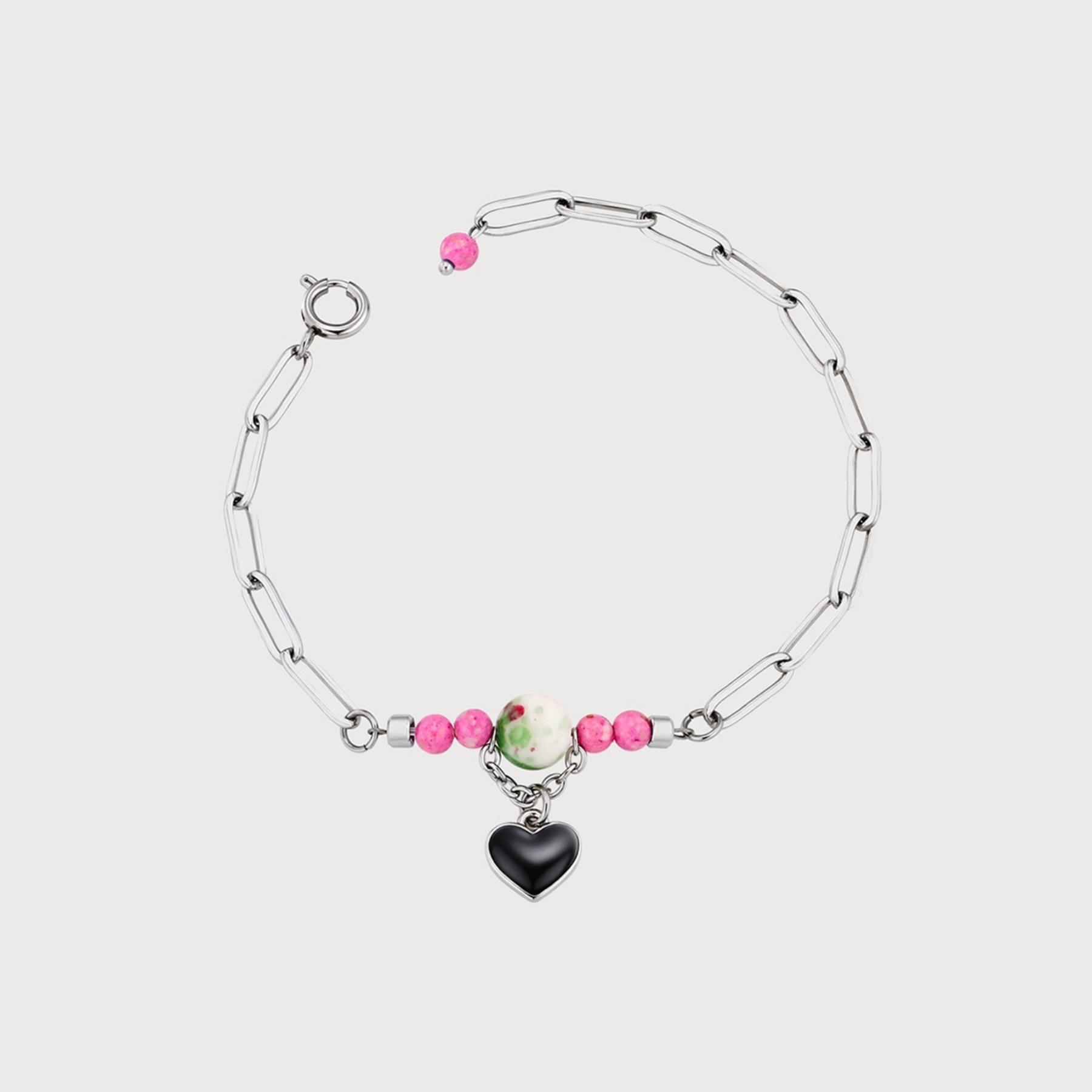 Love Beads Stainless Steel Gold Chain Contrasting Colors Niche Personalized Texture Jewelry Necklace
Love Beads Stainless Steel Gold Chain Contrasting Colors Niche Personalized Texture Jewelry Necklace