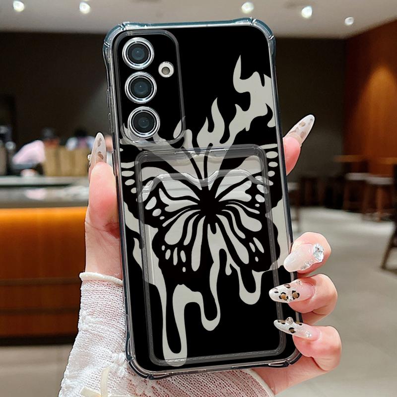 Flame Butterfly Pattern Soft Silicone Card Slot Case For Samsung S24 FE S23 S22 Ultra A16 A55 A54 A35 A15 A34 Clear Shockproof Protection Phone Cover Samsung S24 сірий
Flame Butterfly Pattern Soft Silicone Card Slot Case For Samsung S24 FE S23 S22 Ultra A16 A55 A54 A35 A15 A34 Clear Shockproof Protection Phone Cover Samsung S24 сірий