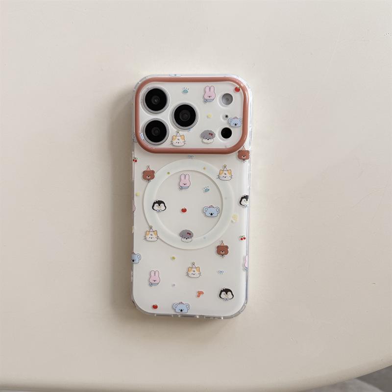 Cartoon Animal Head Magnetic Phone Holder for iPhone 17/16 Pro Max/15/14 Cases iPhone 16
Cartoon Animal Head Magnetic Phone Holder for iPhone 17/16 Pro Max/15/14 Cases iPhone 16