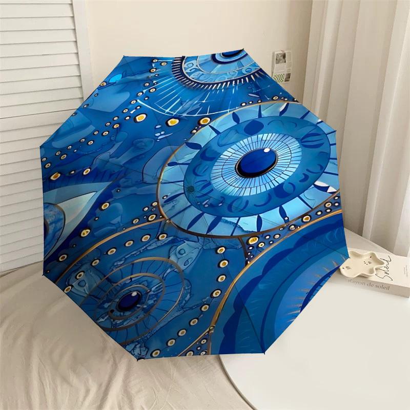 1pc Eyes Pattern Automatic Open/Close Umbrella Compact Folding Umbrella with 8-Rib Shaft for Women/Men, Elegant Birthday1178S
1pc Eyes Pattern Automatic Open/Close Umbrella Compact Folding Umbrella with 8-Rib Shaft for Women/Men, Elegant Birthday1178S