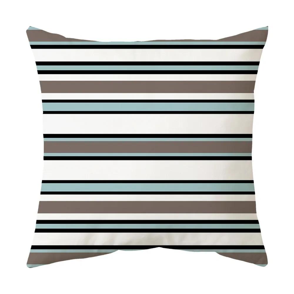Simple geometric color matching pillowcase black blue and white creative pattern cushion personalized letter decoration sofa 16x16Inch
Simple geometric color matching pillowcase black blue and white creative pattern cushion personalized letter decoration sofa 16x16Inch