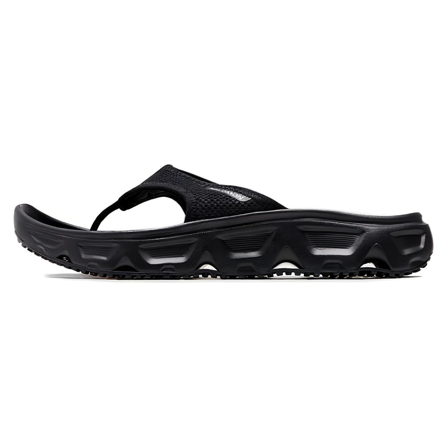 SALOMON Reelax Break 6.0 EVA Rubber Sole Abrasion Resistant Slip Resistant Flip Flops Women s Black 471112 38
SALOMON Reelax Break 6.0 EVA Rubber Sole Abrasion Resistant Slip Resistant Flip Flops Women s Black 471112 38