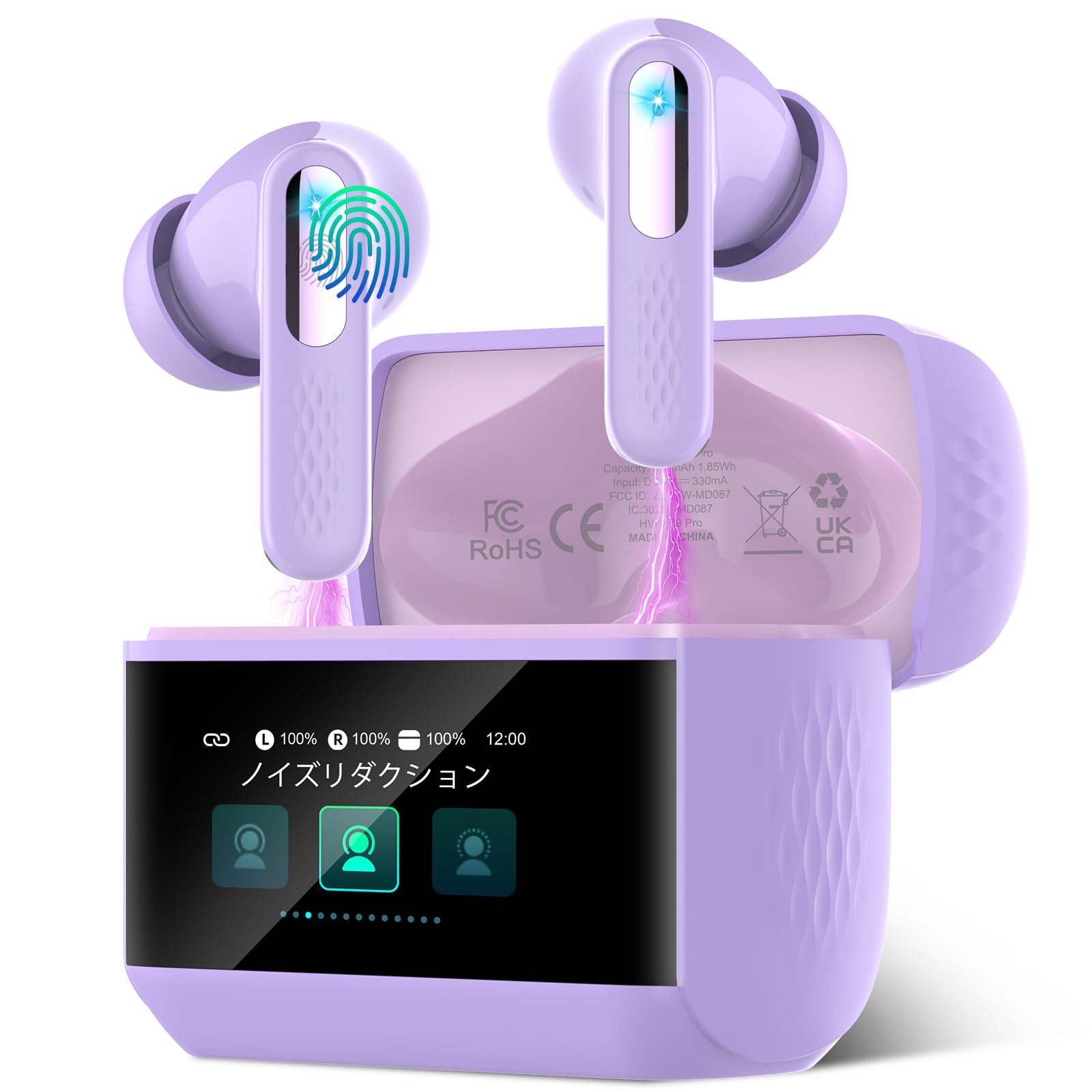 Bluetooth Wireless Earphones New Model Multifunctional Touchscreen with 5 EQ AI Smart Bluetooth Earphone Finder Noise Cancellation Up to 48 Hours фіолетовий
Bluetooth Wireless Earphones New Model Multifunctional Touchscreen with 5 EQ AI Smart Bluetooth Earphone Finder Noise Cancellation Up to 48 Hours фіолетовий