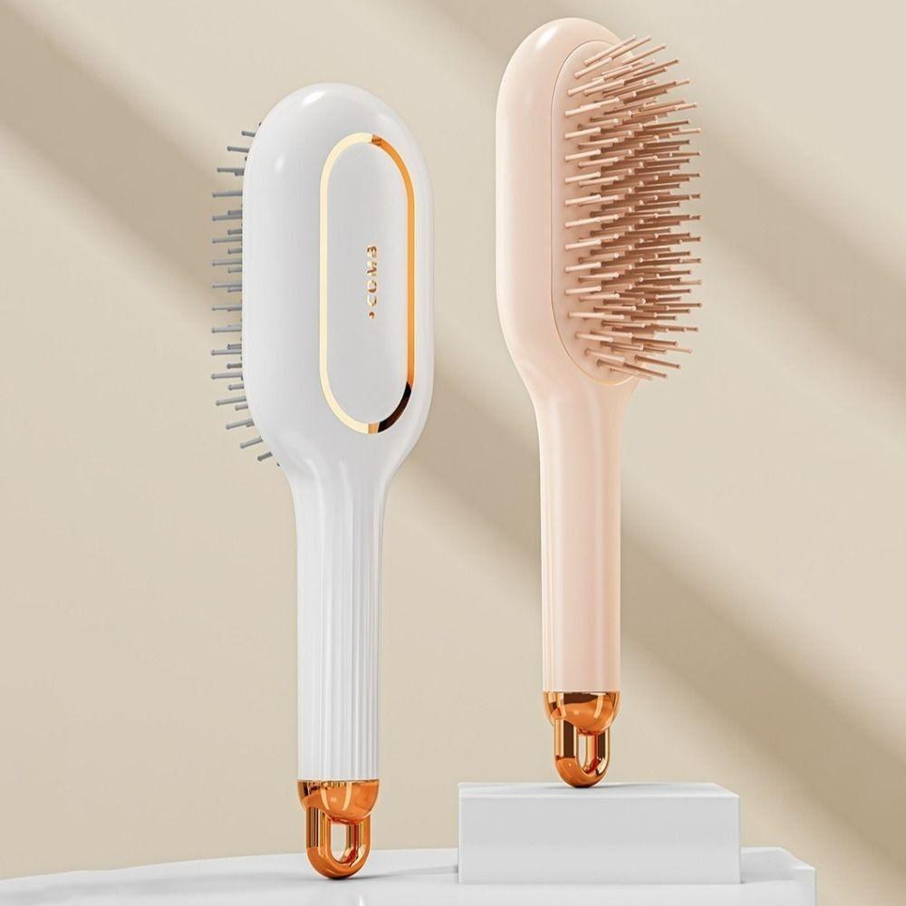 Self Cleaning Scalp Massage Comb Large Board Women Hair Brush Air Cushion Comb For Wet or Dry Hair білий
Self Cleaning Scalp Massage Comb Large Board Women Hair Brush Air Cushion Comb For Wet or Dry Hair білий