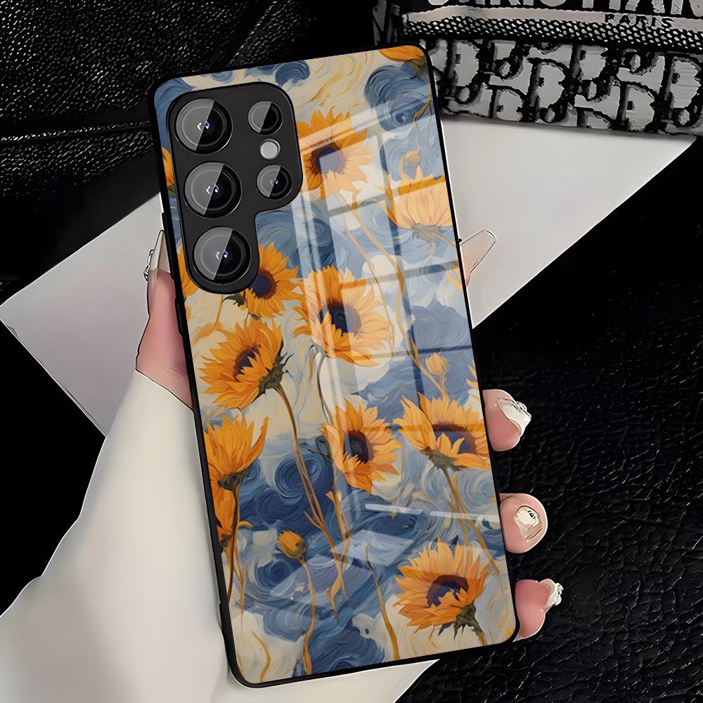 Красивый чехол для телефона с подсолнухом для Samsung A25 A13 A33 5G A54 A36 A35 A56 A52 A14 Ударопрочная стеклянная крышка Samsung A15
Красивый чехол для телефона с подсолнухом для Samsung A25 A13 A33 5G A54 A36 A35 A56 A52 A14 Ударопрочная стеклянная крышка Samsung A15