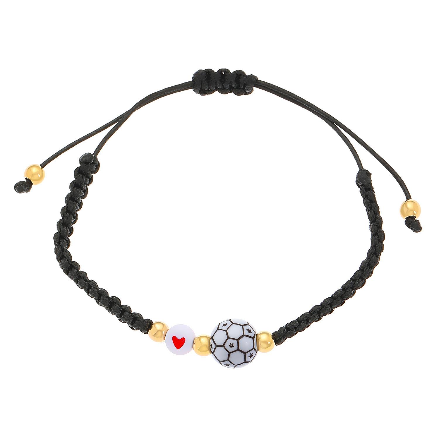 2025 Hot Sale Ball Football Rugby Tennis Bead Bracelet Bracelet Sports Braided Adjustable Couple Hand Rope
2025 Hot Sale Ball Football Rugby Tennis Bead Bracelet Bracelet Sports Braided Adjustable Couple Hand Rope